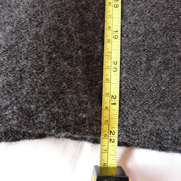 Karen Scott Pure Wool  Grey Cardigan - S - Picture 7 of 7